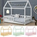 Kinderbett Rausfallschutz Bett Haus Skandinavisches Design Lattenrost Juskys®