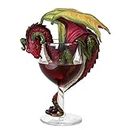 Red Wine Dragon Figurine by Stanley Morrison