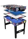 4 in 1 Multi Game Table for Kids, IFOYO 31.5 Inch Steady Combo Game Table, Soccer Foosball Table, Air Hockey Table, Pool Table, Table Tennis Table