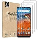 GLBLAUCK [3-Pack] Screen Protector for ZTE ZMax 10 / ZTE Z6250 Tempered Glass, HD Clear Bubble Free Anti-Scratch Anti-Fingerprint 9H Hardness Easy to Install Friendly Case