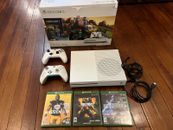 Microsoft Xbox One S 1TB Bundle - 2 Controllers And 3 Games & Minecraft Box