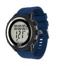 Reloj para correr Ezon GPS monitor óptico de frecuencia cardíaca digital azul