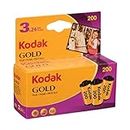 Kodak 6033971 Gold 200 Film (Purple/Yellow) - 3 Rolls - 24 Exposures Per Roll