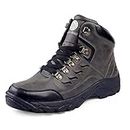 Bacca Bucci Sprite Snow Boots high top Six inches Ankle Boots for Men- Grey, Size UK9