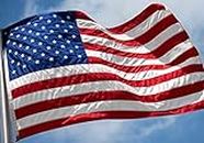 VIPPER American Flag 3x5 FT Outdoor - USA Heavy duty Nylon US Flags with Embroidered Stars, Sewn Stripes and Brass Grommets