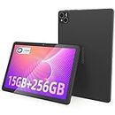 DOOGEE T10 Pro Tablet 10.1 pollici FHD+, 15 GB RAM + 256 GB ROM (1 TB espandibile), 8580 mAh Batteria, Android 12 Tablet Octa-Core con doppio 4G LTE, 2.4/5G WiFi, TÜV Certificato, 13 MP + 8 MP, Nero