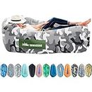 CHILLBO SHWAGGINS Baggins Best Inflatable Lounger Hammock Air Sofa and Pool Float Ships Fast! IDEAL OUTDOOR GIFT Air Lounger for Indoor or Outdoor Use or Inflatable Chair for Camping Picnics Festivals