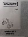 Homelite T-8 Lawn Tractor Owners Manual Simplicity 8 h.p Briggs Stratton 1690056