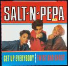 SALT 'N' PEPA EVERYBODY GET UP 12'' VINYL FFRR RECORDS FFRX16 1988 POP RAP