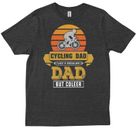 Cycling Dad Gift Gearfather Biking Cyclist Fathers Day BMX Bike Funny T-shirt