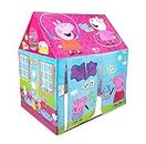 itoys Peppa Pig Theme Play Tent House For Kids Toys For 2 3 5 6 To 8 Years Old Girls Boys|Water Repellent Big Size|Bis Approved,Multicolor