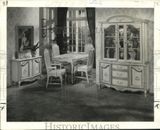 1979 Press Photo Bassett Furniture Industries French Style Dining Room Set