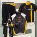 Nike Other | Livestrong Cycling Kit - Vest, Jersey, Arm Warmers, Fingerless Gloves, Tights | Color: Black/Yellow | Size: Xs To S