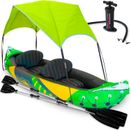 2 Person Inflatable Kayak with Canopy New for 2024 - NIB