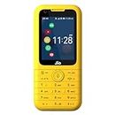 JioPhone Prima 4G Keypad Phone with Premium Design, YouTube, Whatsapp, JioTV, JioCinema, JioSaavn, JioPay(UPI), Video Calling, LED Torch, Digital Cameras | Yellow | Locked for JioNetwork