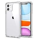 ESR for iPhone 11 Case, Air Armor Clear Phone Case [Military Grade Drop Protection] [Shockproof] [Anti-Yellowing Hard Back] [Scratch Resistant], Cover for iPhone 11, Clear