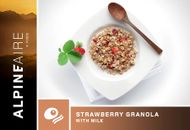 AlpineAire Strawberry Granola with Milk Freeze Dried Camping Food Pouch 60118