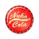 Nuka Cola Red Cap, Fallout, Plastic Button Pin Badge, Bethesda RPG Game Merch