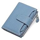 FALAN MULE Small Wallet for Women Genuine Leather Bifold Compact RFID Blocking