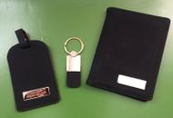 Los Angeles Times expeditions luggage tag, keychain and billfold/wallet