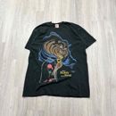 VINTAGE 90s Disney Store Beauty and the Beast Rose Shirt Size OSFA 2XL 1990s