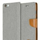 iPhone 6 6s Wallet Case Shockproof GOOSPERY Canvas Diary 