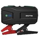 SOLVTIN S6 Jump Starter 1200A Car Starter for up to 7.5L Gas and 6.0L Diesel Engine 12V Battery Jump Starter with Smart Jumper Cables Portable Power Bank with PD 18W, QC 3.0 Port and LED Light