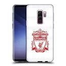 Official Liverpool Football Club Red Away Crest Designs Soft Gel Case Compatible for Samsung Galaxy S9+ / S9 Plus