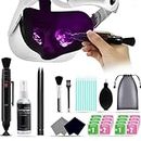 ZORBES® VR Headset Cleaning Kit, VR Lens Cleaner, Lens Pen Cleaner Kit for Meta Oculus Quest 2 3 /Xbox/PS/Wii, Cleaning kit for VR Facial Interface & Face Cover Pad Game Controller AR VR Accessoriess