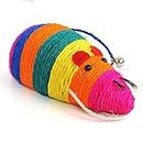 PetSupplies Dog-specific Joy Convenient New Three-dimensional Color Cartoon Striped Sisal Big Mouse Creative Pet Cat Toy Cat Supplies Not Only Bring Fun To Your Pet, But Also Benefit Pet Health Safe a