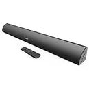 MAJORITY Bluetooth Sound Bar for TV | Built-in Subwoofer | 120 Watts 2.1 Channel Sound | RCA, Optical, and AUX Connection | Wall Mountable | Remote Control included Snowdon TV Soundbar