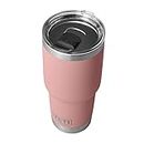 YETI Rambler 30 oz Tumbler, Stainless Steel, Vacuum Insulated with MagSlider Lid, Sandstone Pink