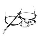 Auto-plaza BMX Gyro Brake Cables Front + Rear (Upper + Lower) Spinner Rotor (Complete Set)