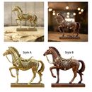 Figurine de décoration de table, Statue de cheval pour meubles, chambre à
