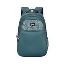 Genie Cynthia Laptop Backpack for Women in Dark Green colour. More Volume, 3 zips, Stylish & Trendy College Bags for Girls, Water Resistant, Lightweight Bags for Office, Travelling. 36 litres. 19"