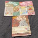 3 Mollie Makes: Living & Loving Homemade Magazines, Issue 21, 22, 23 w/Gifts