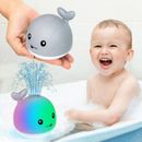 TFS TOP·FANS Baby Whale Bath Toy Infant: Light up Fountain 6-12 Months Old Batht