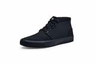 Shoes for Crews Cabbie II, Men's, Women's, Unisex Slip Resistant, Food Service Work Shoes, Black, Men's Size 9/ Women's Size 10.5