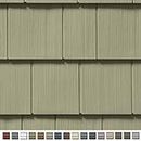 Cedar Impressions Double 7in. Straight Edge Perfection Shingles Siding (1/2 Square) Cypress