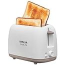 Inalsa 2 Slice Auto Pop-Up Toaster, A Smart Bread Toaster For Home, 750 Watts Auto Shut-Off Electric Toaster, 6-Level Of Bread Browning Control, Crispy Toast In Minutes (White) -Cruk 2S
