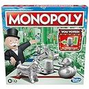 Monopoly Board Game, Family Time Games for Adults and Children, 2 to 6 Players, Strategy Fun for Kids, for Ages 8 and Up