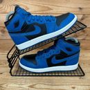 Nike Air Jordan 1 Shoes Kids Size UK 1.5 Blue Dark Marina Black Retro Trainers
