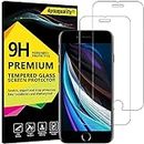 4youquality Screen Protector for iPhone SE 3/ SE 2 (2022/2020 Edition) 4.7-Inch, Tempered Glass Film, 2-Pack, [LifetimeSupport][Impact-Resistant][Anti-Shatter][Anti-Scratch]