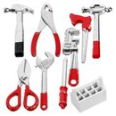 1:12 Miniature Dollhouse Tool Set with Box & Tools for DIY Crafts-RP