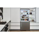 Bertazzoni 12.2 cu. ft. Energy Star Counter Depth Bottom Freezer Refrigerator w/ Ice Maker, in Black/Gray/White | 72 H x 34 W x 26.5 D in | Wayfair