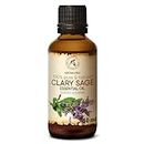 Aceite Esencial Clary Sage 50ml - Salvia Sclarea - Aceites de Aromaterapia - Aceite de Salvia de Clary de Grado para Difusor - Cuidado Piel - Aceites para Velas - Fragancia para Hogar