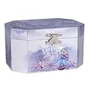 Purple Castle Musical Music Jewelry Box with Dancing Spinning Ballerina Plays Swan Lake Tune