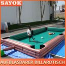 Outdoor Competition Game Inflatable Billiard Table Snooker Soccer Pool W/16ball