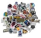 50pcs Star Wars Sticker Pack Perfect for Laptop Computer Car Water Bottle Travel Case Guitar Luggage Motorbikes (Hd Colors, Non Residue Removal, Waterproof)