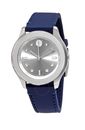 Brand New Movado Bold Women’s Silver Dial Blue Silicone Strap Watch 3600716